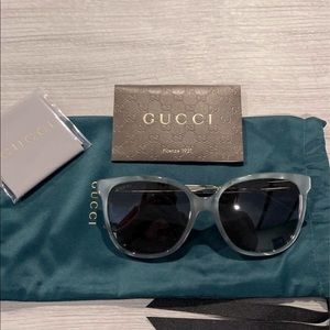SOLD! Do Not Buy! Brand New Gucci - Gg 3819/S - Grey/Green Acetate Sunglasses